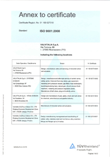 ISO 9001-2008 group valvitalia plantas 2